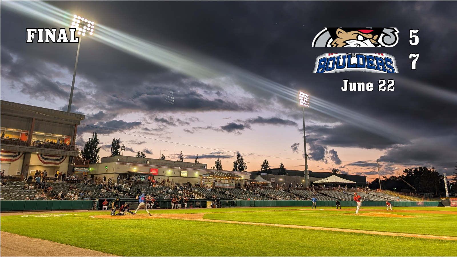 June 22 ValleyCats lose to New York 7-5